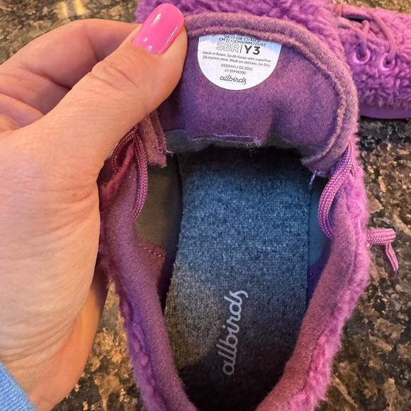Allbirds Lavender Fleece Sneakers - Picture 3 of 4